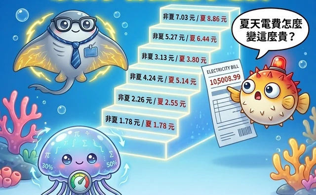為什麼夏天電費特別貴？帶孩子一次看懂「夏月電價」文章封面
