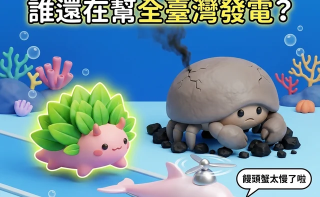 半夜三點，誰還在幫全臺灣發電？文章封面